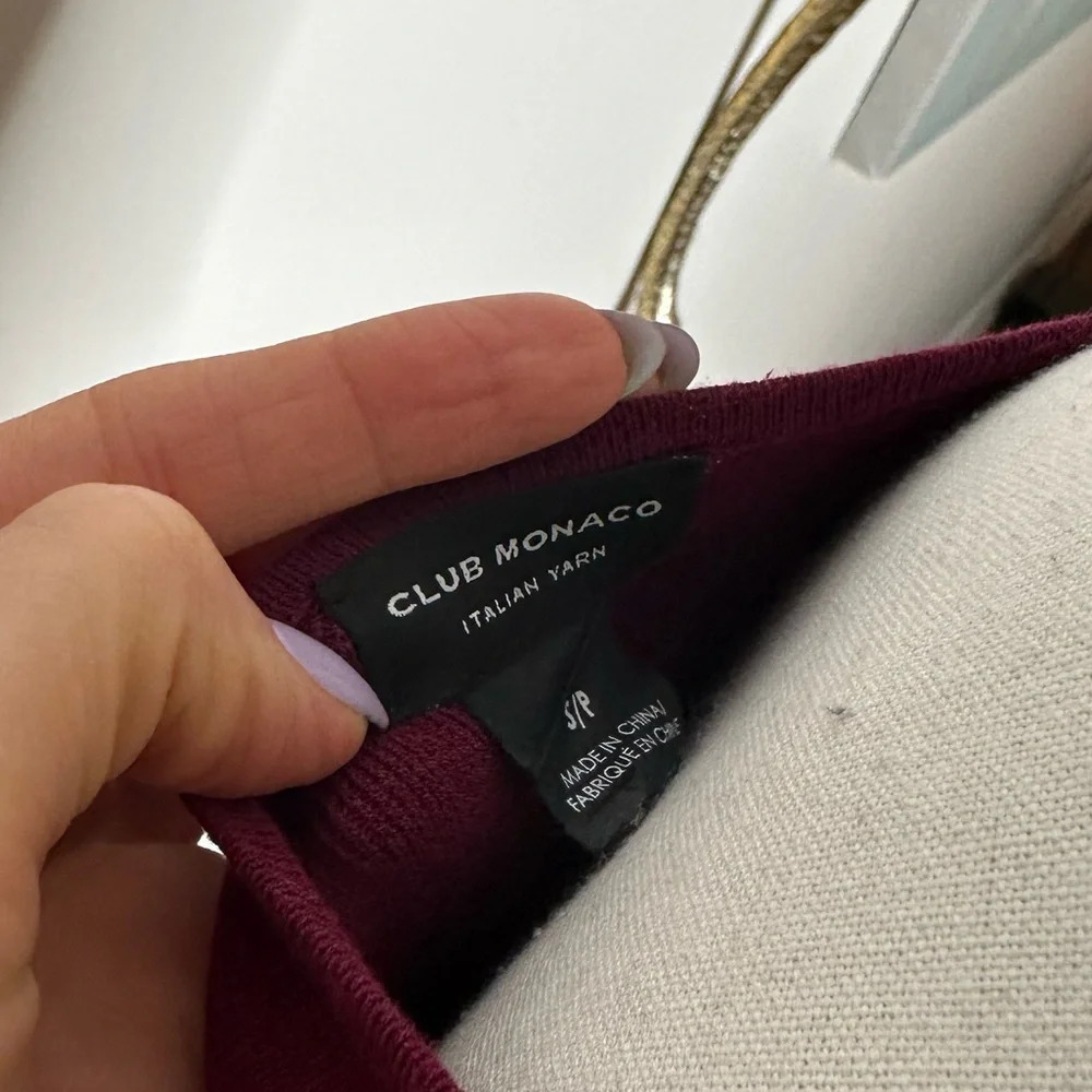 Club Monaco Sleeveless High Neck Dress Az. S - Picture 2 of 4